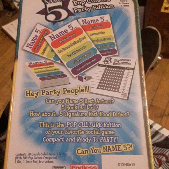 Name 5 pop culture party Edition - Picture 2 of 2